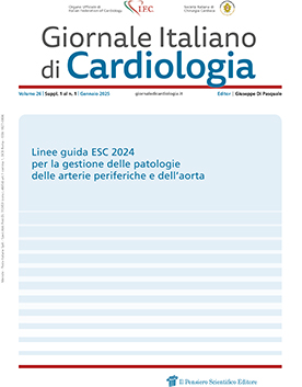 2025 Vol. 26 Suppl. 1 al N. 1 GennaioLinee guida ESC 2024 per la gestione delle patologie delle arterie periferiche e dell’aorta